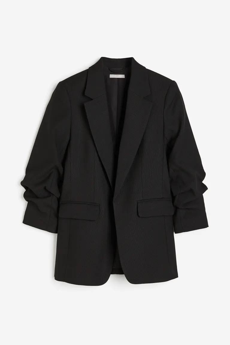 Gathered-sleeve Jacket | H&M (US + CA)