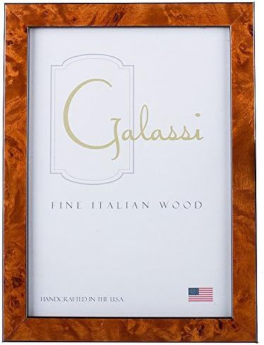 F. G. Galassi Handcrafted Fine Italian Wood Photo Picture Frame, Chestnut Burl, 4x6, made in USA,... | Amazon (US)