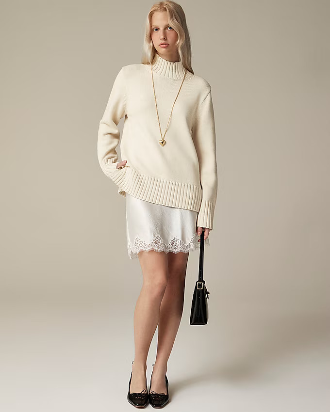 Cotton turtleneck sweater | J. Crew US
