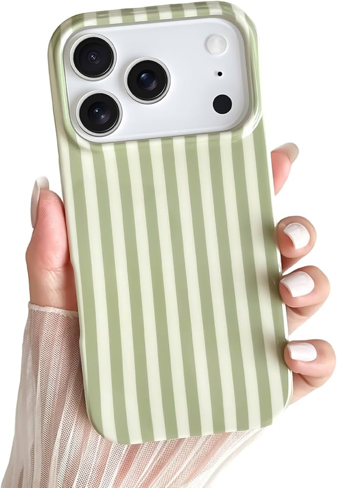 Yeddabox for iPhone 17 Pro Max Case Cute Striped Phone Case Soft TPU Slim Shockproof Phone Cover ... | Amazon (US)
