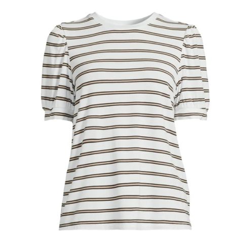 Striped tshirt at Walmart! Time and Tru striped shirt for spring at Walmart 
