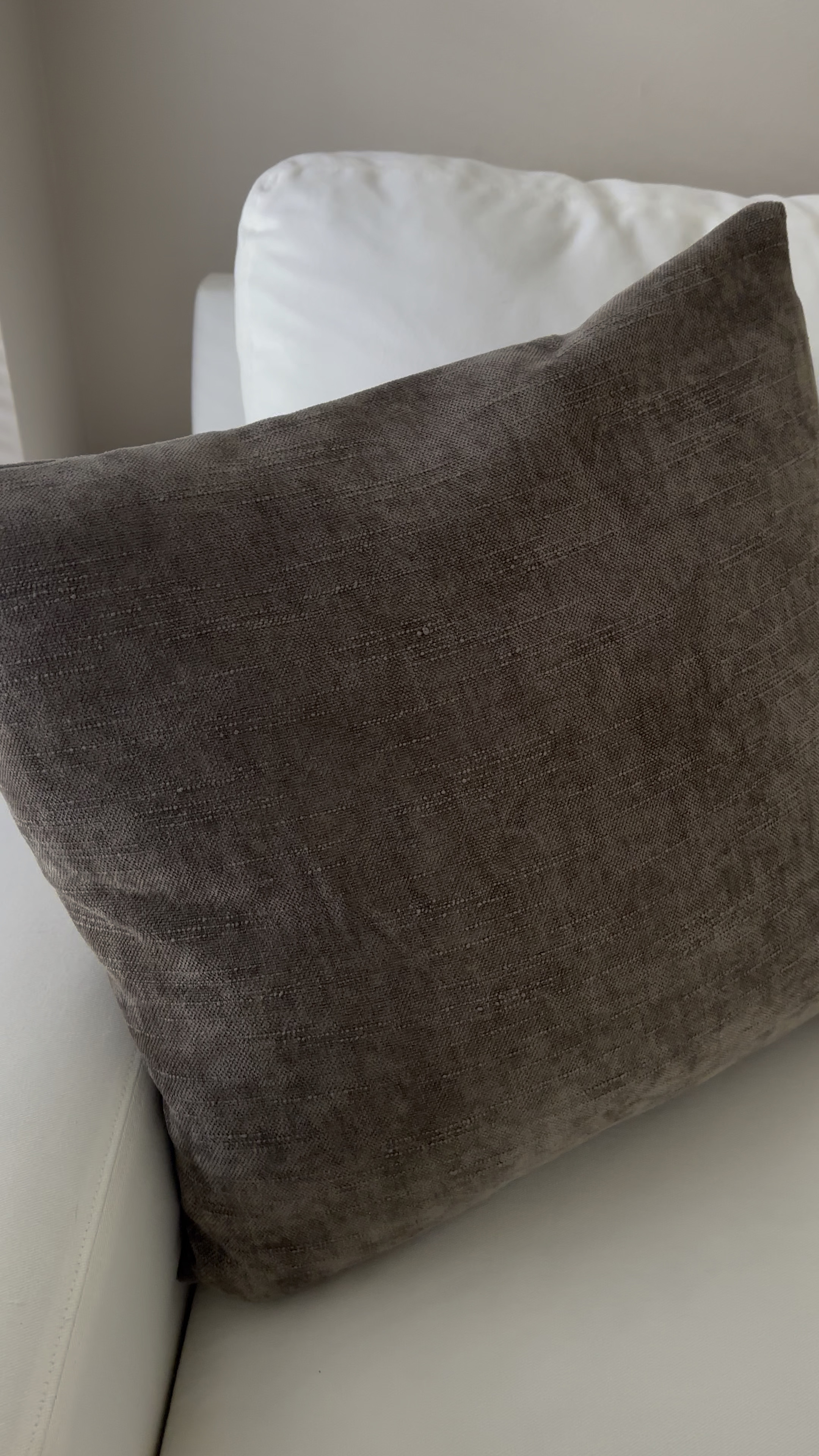 The quality is pretty darn good - especially for the price ($22.99 for 2 😮)! This is Taupe in 22 x 22. 

#pillows #couchpillows #home #decorativepillows #homedecor

#LTKHome #LTKWatchNow #LTKFamily