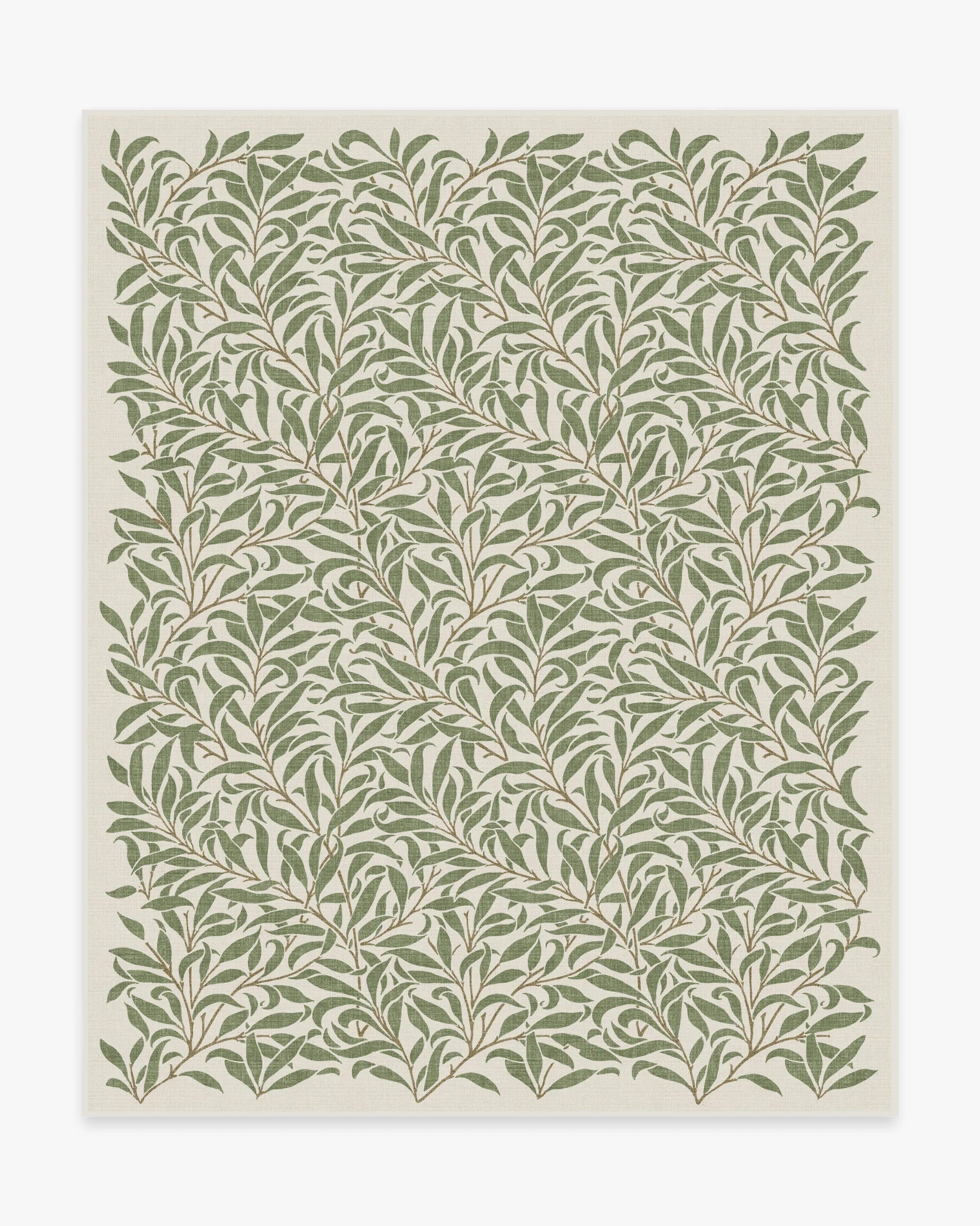 Pure Willow Boughs Green Rug by Morris & Co. | Ruggable US | Ruggable