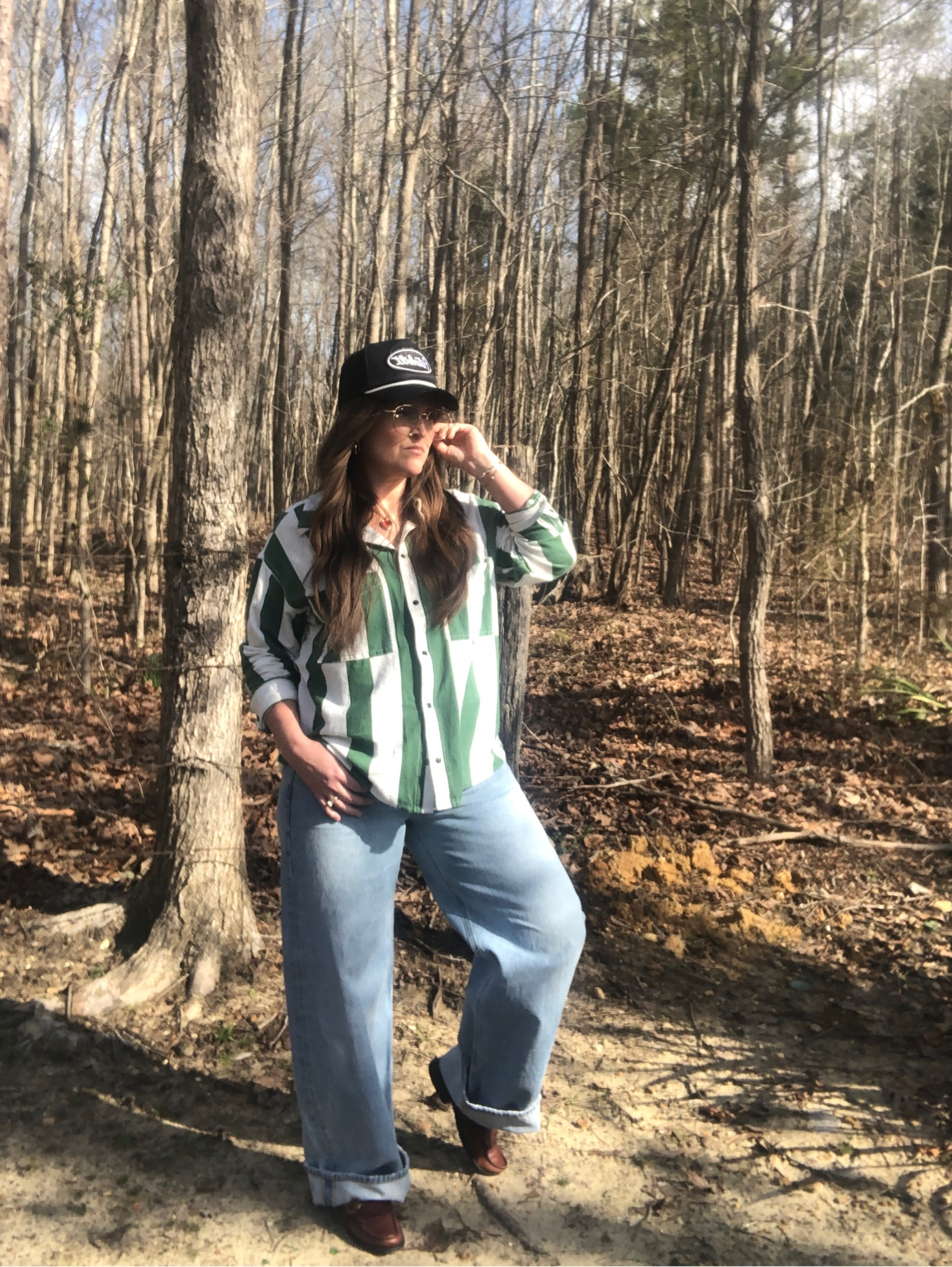 Another outfit we don’t mind repeating. Wearing a 30 in jeans (I’m a 10/12 and 31 would be a little more comfortable). Shirt is Askk Ny in M. Loafers are thrifted from posh. 

#LTKmidsize #LTKover40 #LTKstyletip