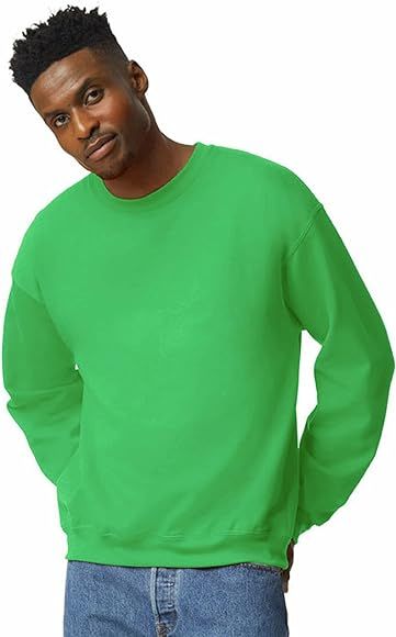 Gildan Adult Fleece Crewneck Sweatshirt, Style G18000, Multipack | Amazon (US)