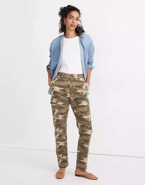 Classic Straight Cargo Pants in Camo | Madewell