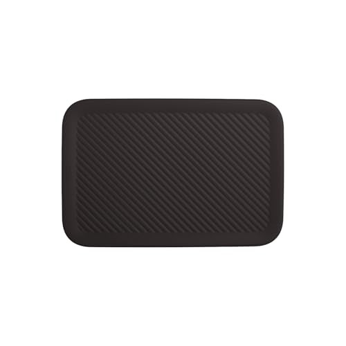 Superio Ribbed Collection Lid for Decorative Plastic Basket Open Home Storage Bins Organizer Baskets, Medium Brown - for Organizing Closet Storage Bins for Shelves Drawer Shelf 5 Liter | Amazon (US)
