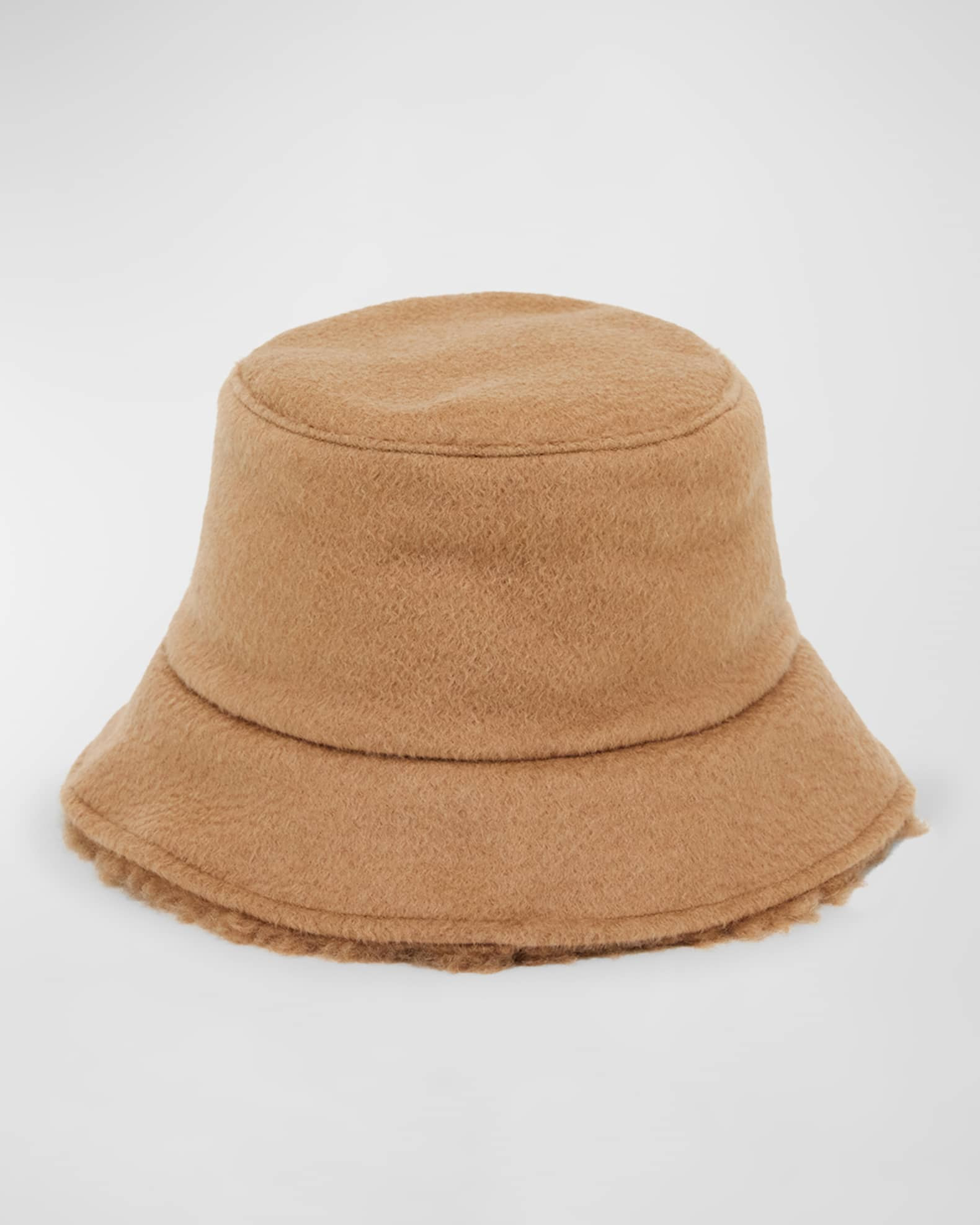 Teddy Cashmere-Blend Bucket Hat | Neiman Marcus