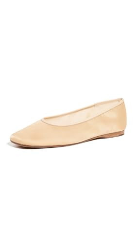 Vince Women's Leah Mesh Ballet Flats, Birch Sand, Tan, 6 Medium US | Amazon (US)