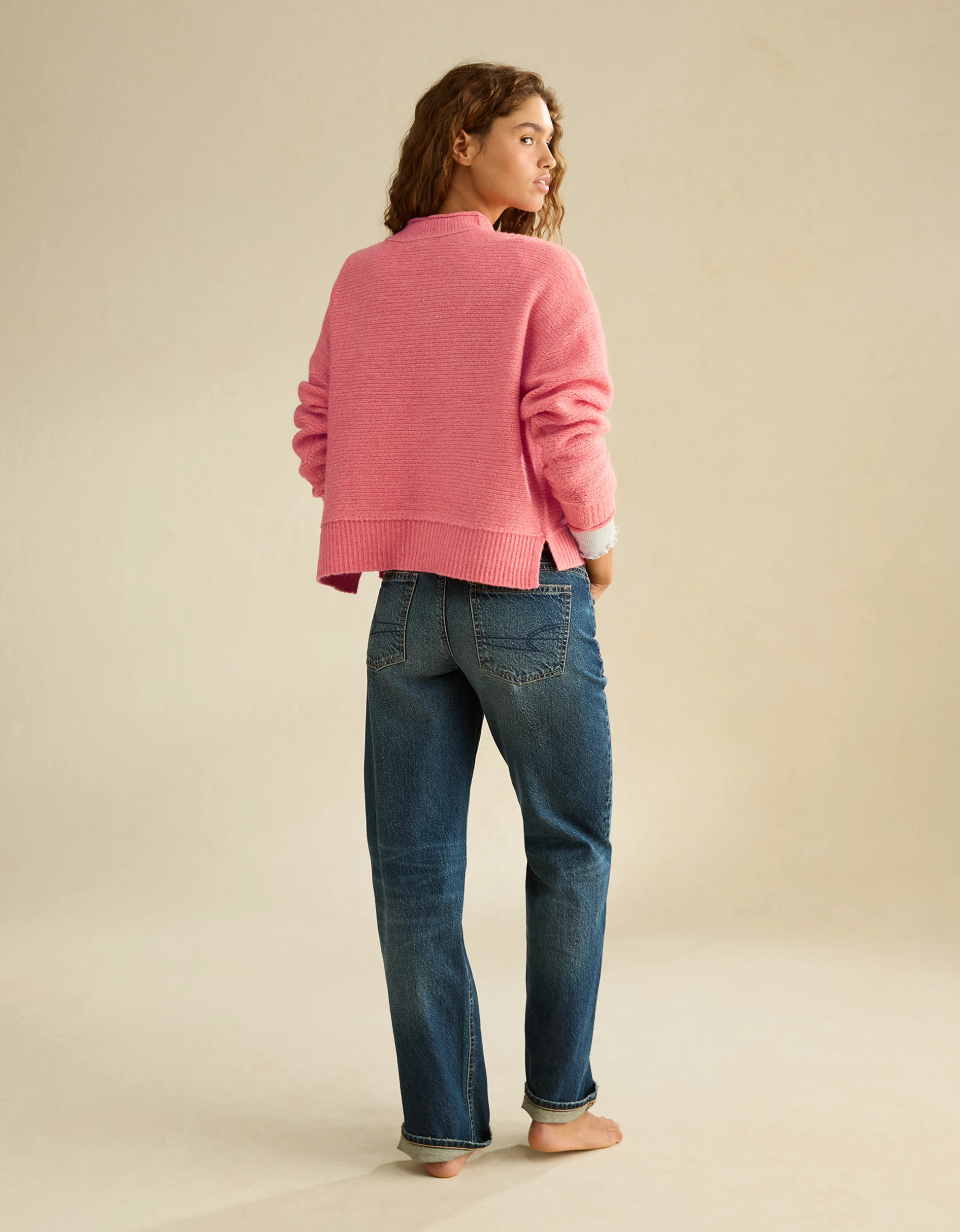 AE Whoa So Soft Cropped Sweater | American Eagle Outfitters (US & CA)