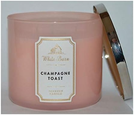 Bath and Body Works White Barn Champagne Toast 3 Wick Candle 14.5 Ounce Basic White Barn Label | Amazon (US)