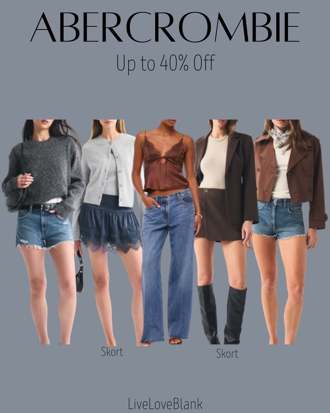 Abercrombie sale 20–40% off
Summer outfits
Denim and skorts
@abercrombie

#LTKSaleAlert #LTKSeasonal #LTKOver40