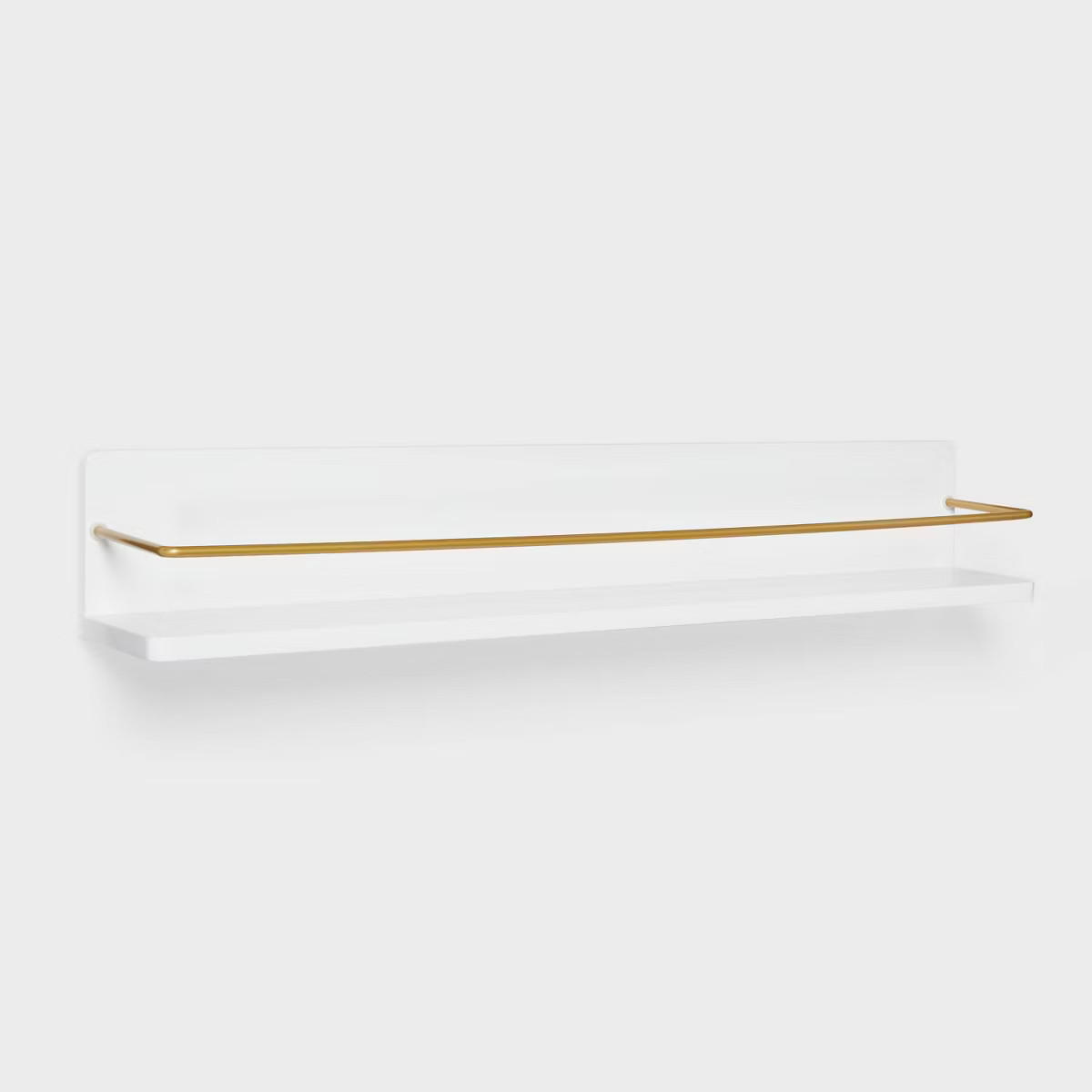 Kids' Wall Shelf White with Gold - Pillowfort™ | Target