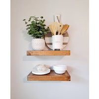 Floating Shelves | Set Of 2 Kitchen Laundry | Etsy (US)