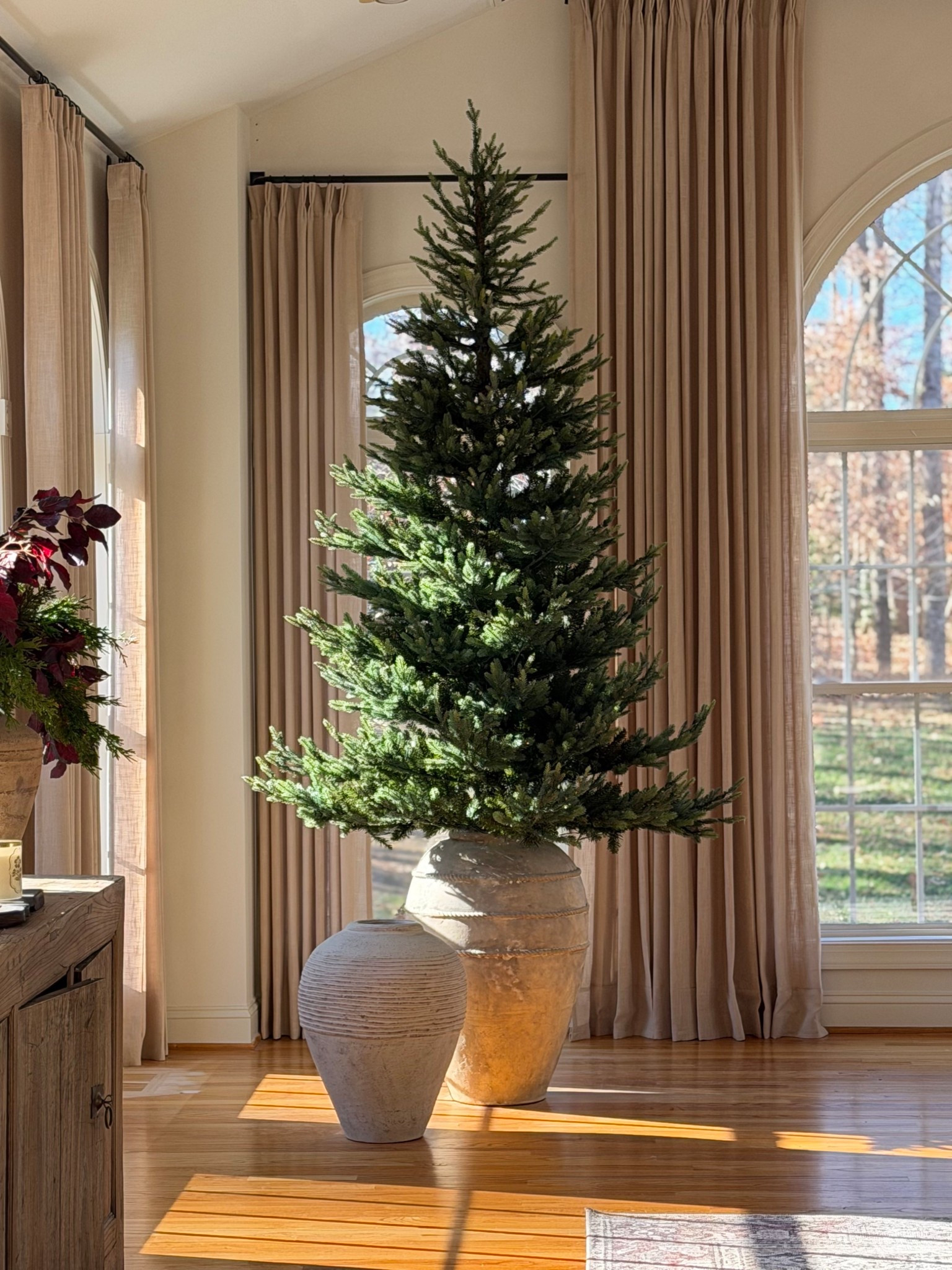 My viral tree in a planter trick that I swear by! 

#LTKHoliday #LTKHome #LTKSaleAlert