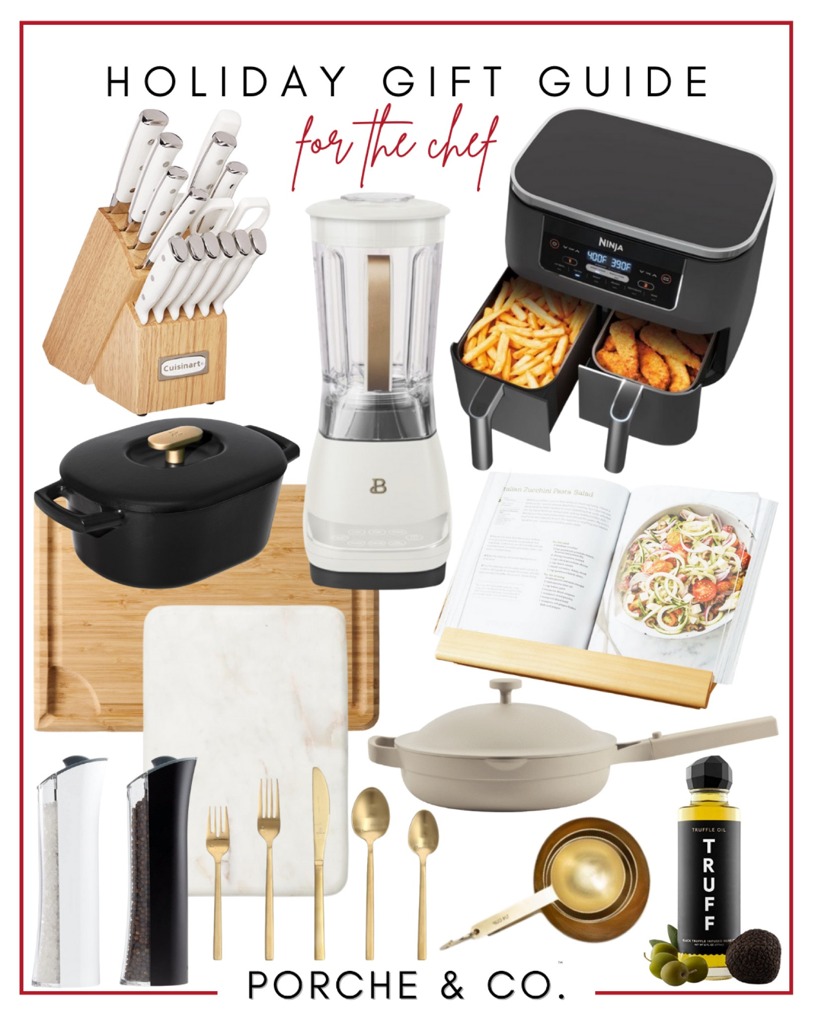 Gift guide for the chef, gift ideas for a chef, kitchen gift ideas, kitchen items, kitchen appliances, kitchen decor, gift ideas for her, gift ideas for him, gift guide

#LTKGiftGuide #LTKSeasonal #LTKHoliday