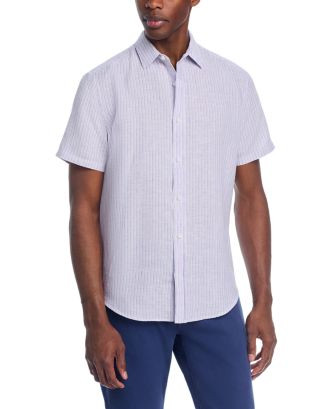 Linen Banker Stripe Shirt | Bloomingdale's (US)