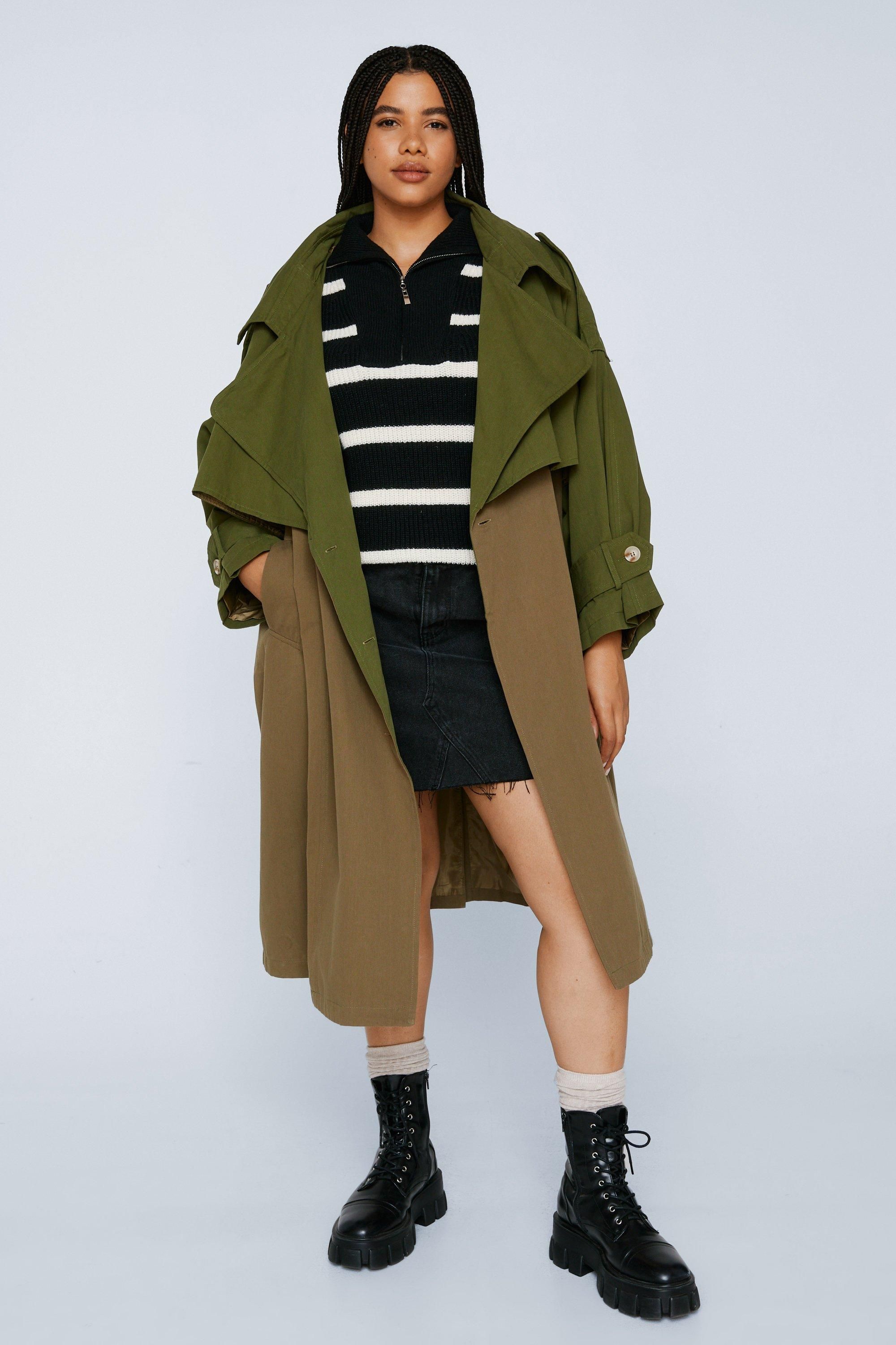 Back to Mac Oversized Plus Trench Coat | NastyGal (US & CA)