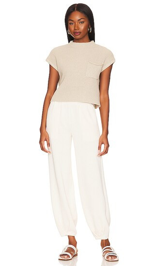 Free People Freya Sweater Set in Cream. - size S | Revolve Clothing (Global)