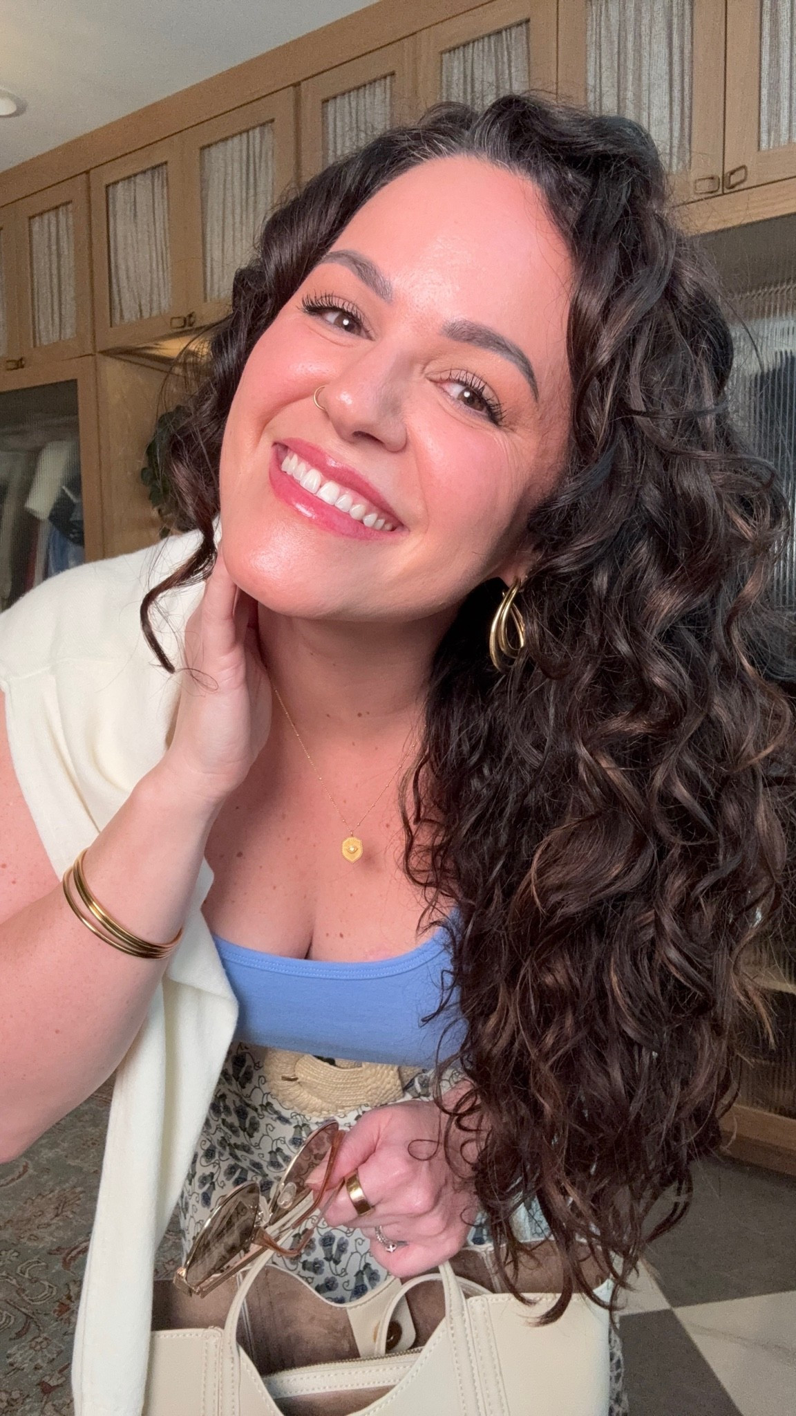 Everything linked from this makeup look because I’ve been reaching for these products nonstop lately🤎 Shades/colors listed below for easy shopping!

• DIBS Beauty Blush Duo — Backstage
• Rhode Pocket Blush — Sleepy Girl
• Hourglass Ambient Lighting Bronzer — Luminous Bronze Light
• Givenchy Prisme Libre Powder — Viola Rose
• Kérastase Hair Oil
• MPH Skin Tint — Light 100W
• Danessa Myricks Setting Spray
• Mario Cream to Powder Eyeshadow — Sandstone
• Mario Contour — Chestnut
• CoverGirl Outlast Lip Stain — 20 Admire
• MPH Palette — Medium
• MPH Complexion Brush
• Anastasia Beverly Hills Mega Stroke Brow Pencil — Dark Brown
• Hourglass Blush Brush