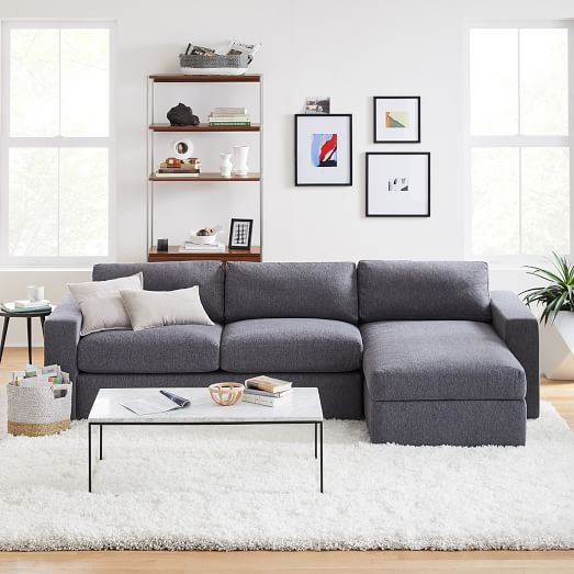 Urban 2-Piece Chaise Sectional | West Elm (US)