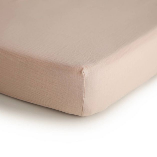 Mushie Extra Soft Muslin Crib Fitted Sheet | Target