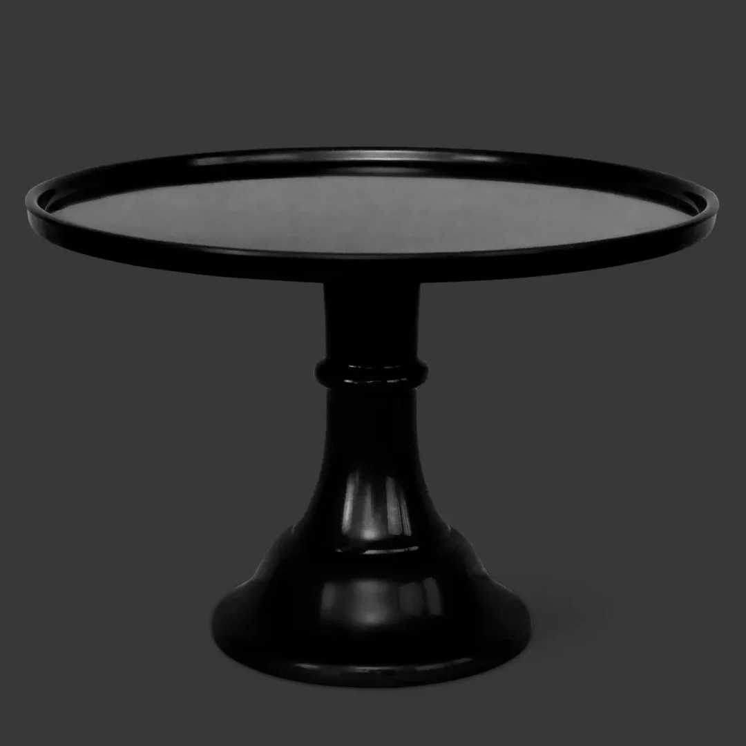 Large Melamine Cake Stand - Black | Ellie and Piper