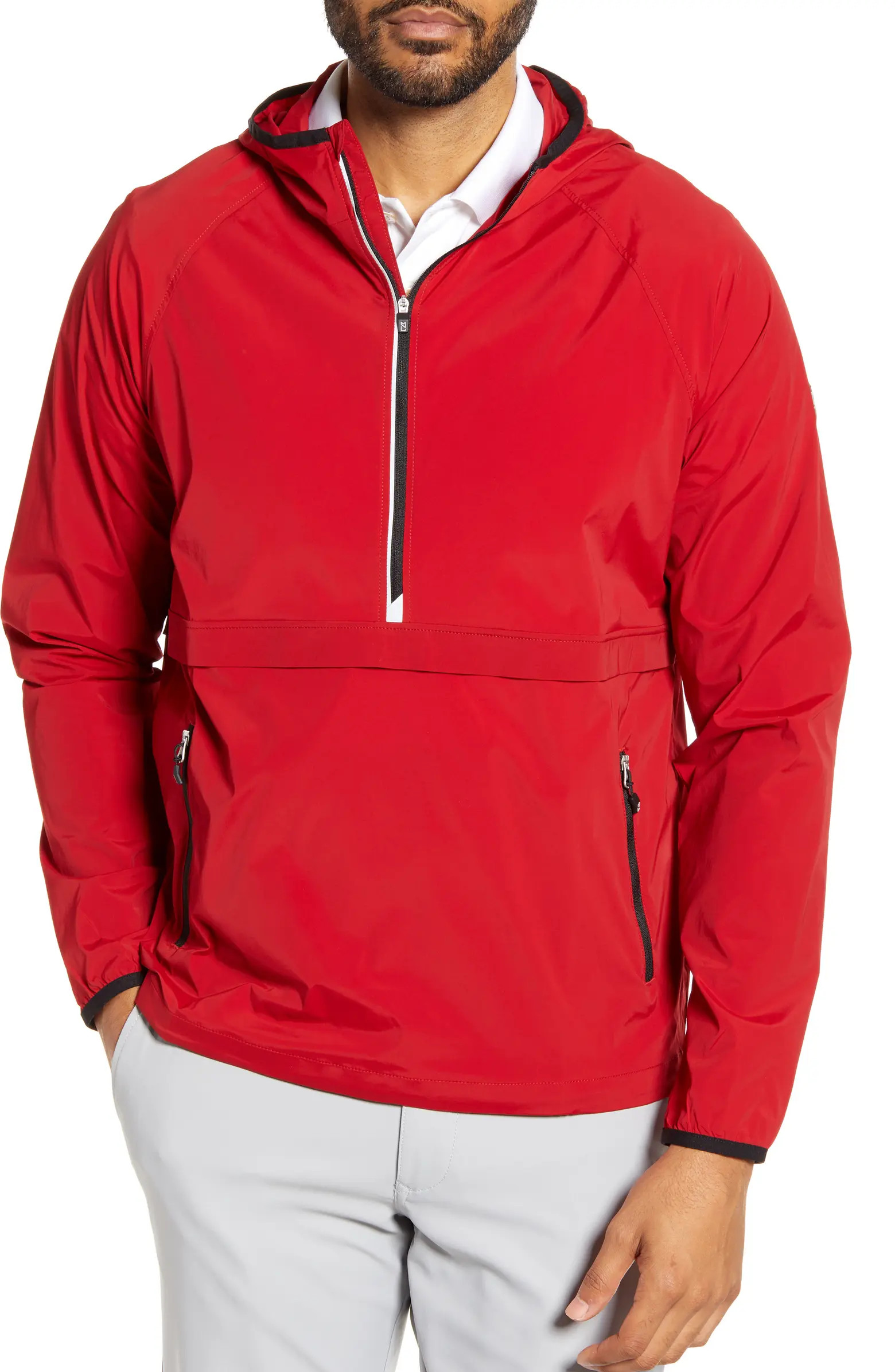 Breaker WeatherTec Half Zip Hooded Pullover | Nordstrom