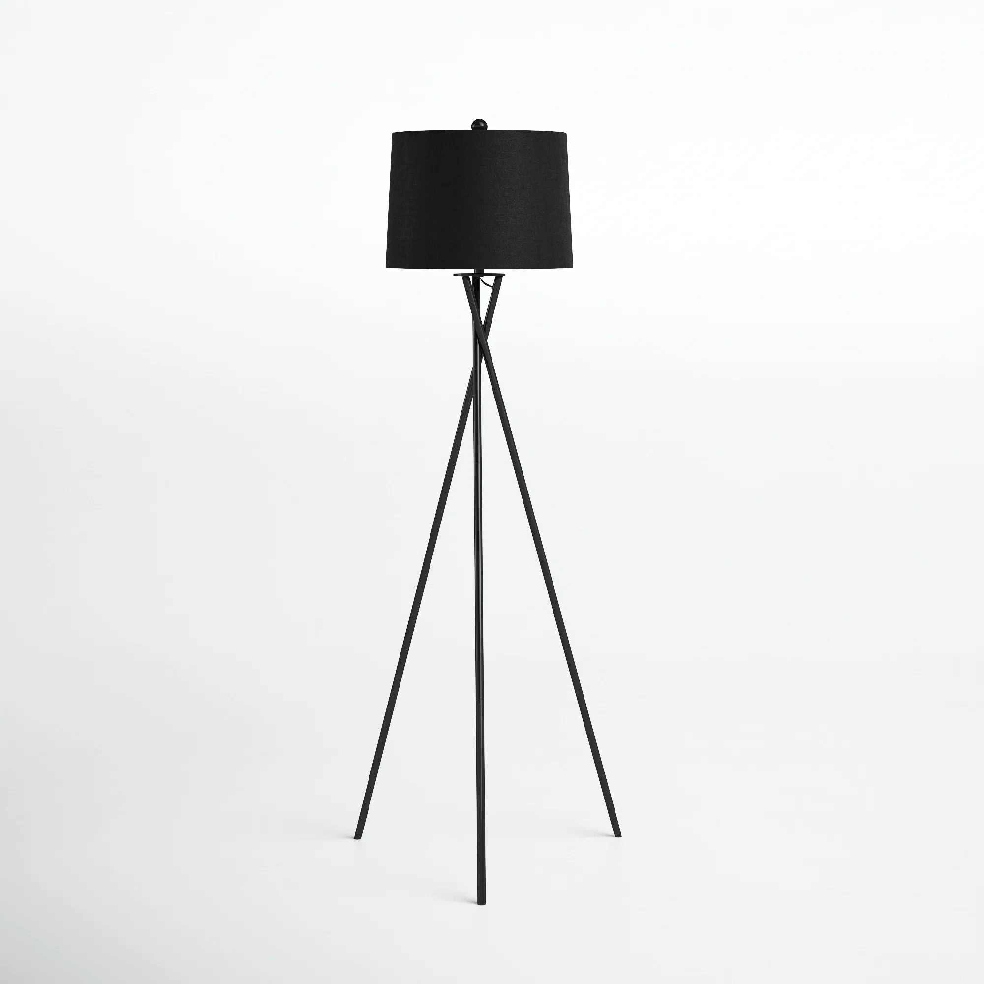 Olivine 61.5'' Black Tripod Floor Lamp | Wayfair North America