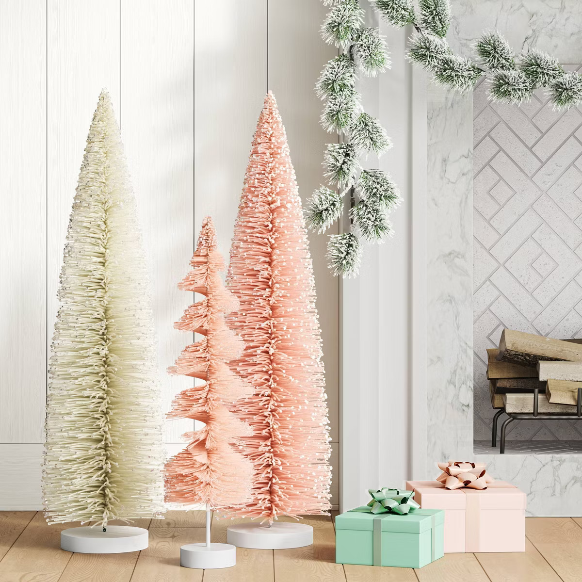 36" Christmas Bottle Brush Tree Sculpture - Wondershop™ | Target
