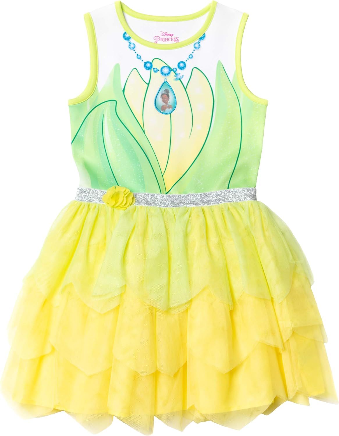 Disney Princess Tiana Girls Tulle Dress Toddler to Big Kid       Send to LogieInstantly adds this... | Amazon (US)