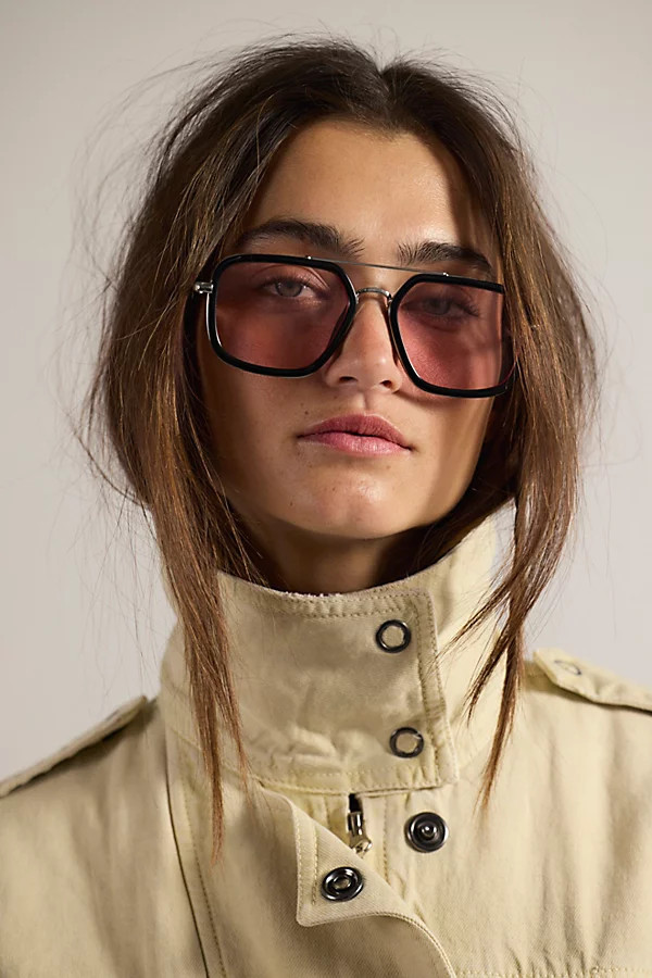 Luna Classic Aviator Sunglasses | Free People (Global - UK&FR Excluded)