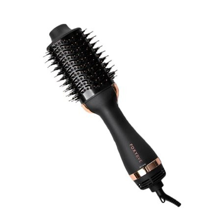 Hot-Air Brushes Rose Gold Blowout Dryer BrushProfessional Hair Regular Black | Walmart (US)