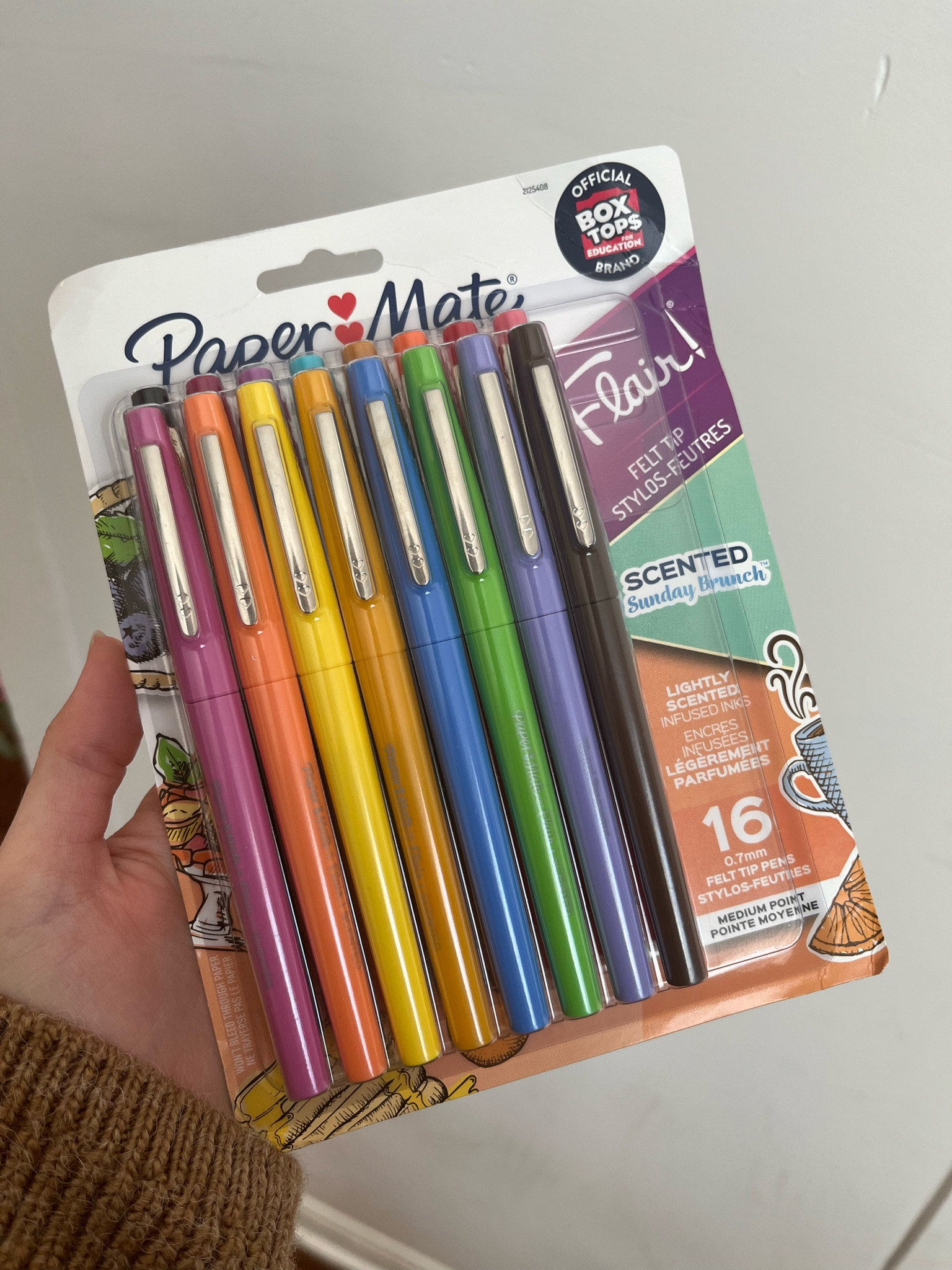 Paper Mate Flair 16pk Scented Felt Pens 0.7mm Medium Tip Multicolored :  Target