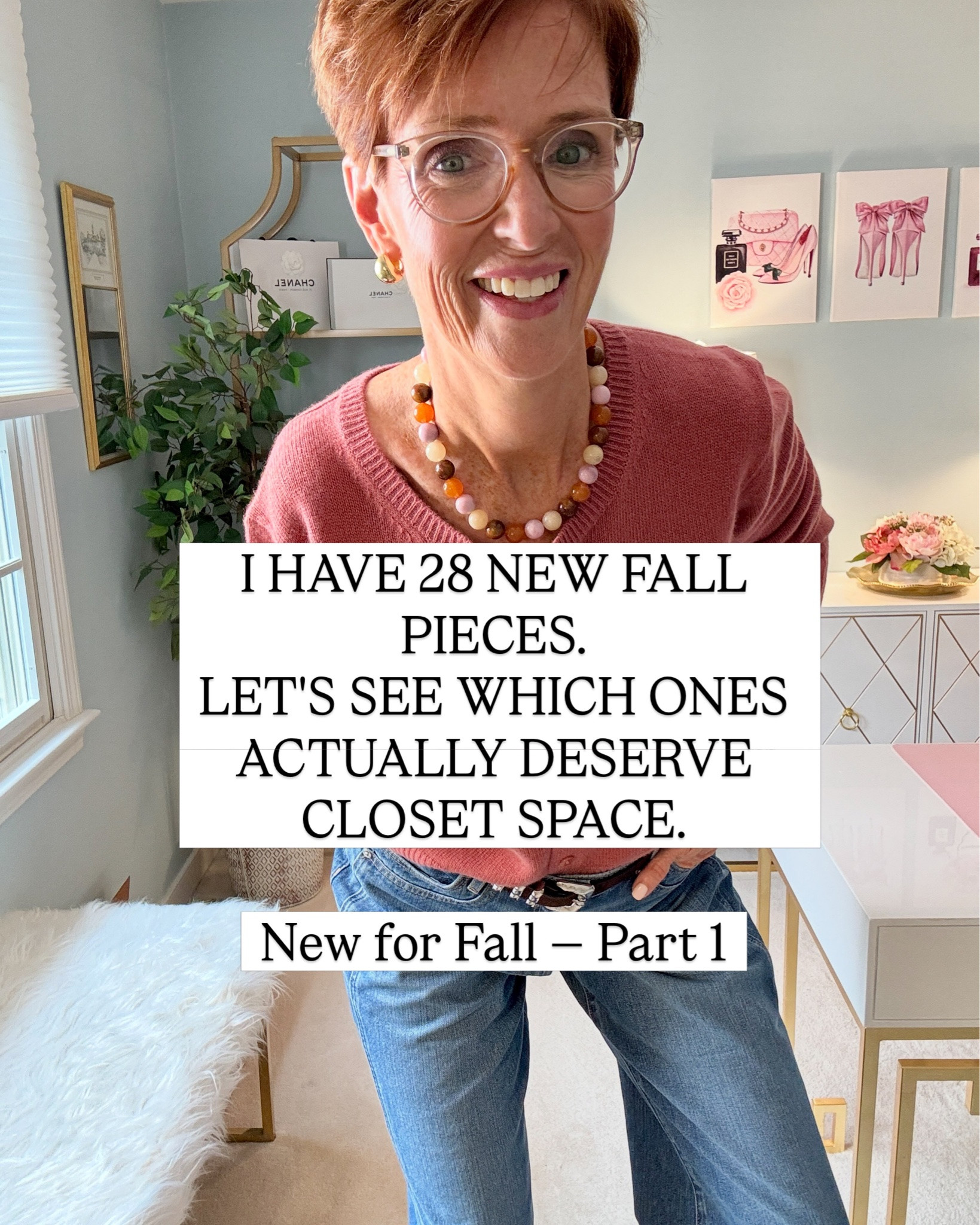 Apparently I had a lot to say about fall this year — because I counted and there are 28 new pieces waiting to be shared.

Some I bought myself, some came through collaborations and some were gifted, but they all have to pass the same test: Would I actually wear it?

Part 1 is all about rich fall colors, satin textures, easy trousers and suede accessories — with plenty of brown, cranberry and olive showing up along the way. And this is only the beginning.

Tell me what caught your eye — and especially what you want to see styled into a full outfit. Your answers will help me decide what I feature next.

Save this for your own fall outfit inspiration, send it to a friend who’s shopping for fall, and come back Friday for Part 2.

And if you want to see 10 MORE new fall pieces, today’s newsletter has an entirely different edit. Subscribers got those first.

#FallStyle #ClassicStyle #Over50Style #FallOutfitIdeas

#LTKootd #LTKOver40 #LTKTall