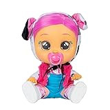 Cry Babies Dressy Dotty - 12" Baby Doll | Blue Overalls, Dalmatian Themed Hoodie with Animal Ears, A | Amazon (US)
