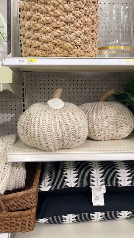 The cutest new pumpkin throw pillow find at Target!! Available in three colors, excellent large size and super super soft to the touch!! 😍🙌🏻🍂

#LTKSeasonal #LTKhome #LTKunder50