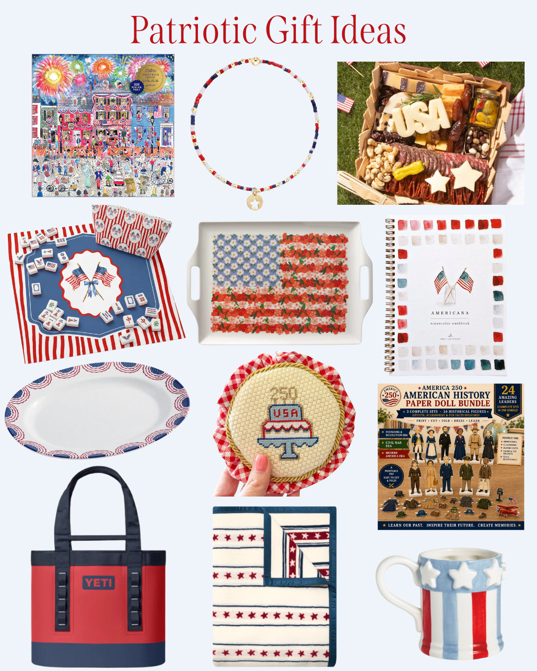 Patriotic Gift Ideas! More on DoSayGive.com  

 #LTKSeasonal #LTKHome #LTKSaleAlert