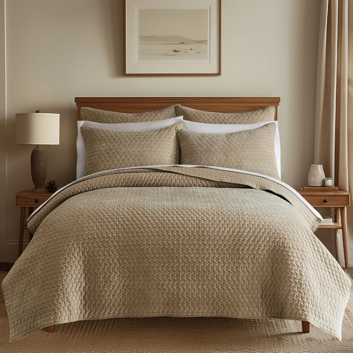 Velvet Stitch Quilt Set | Levtex Home