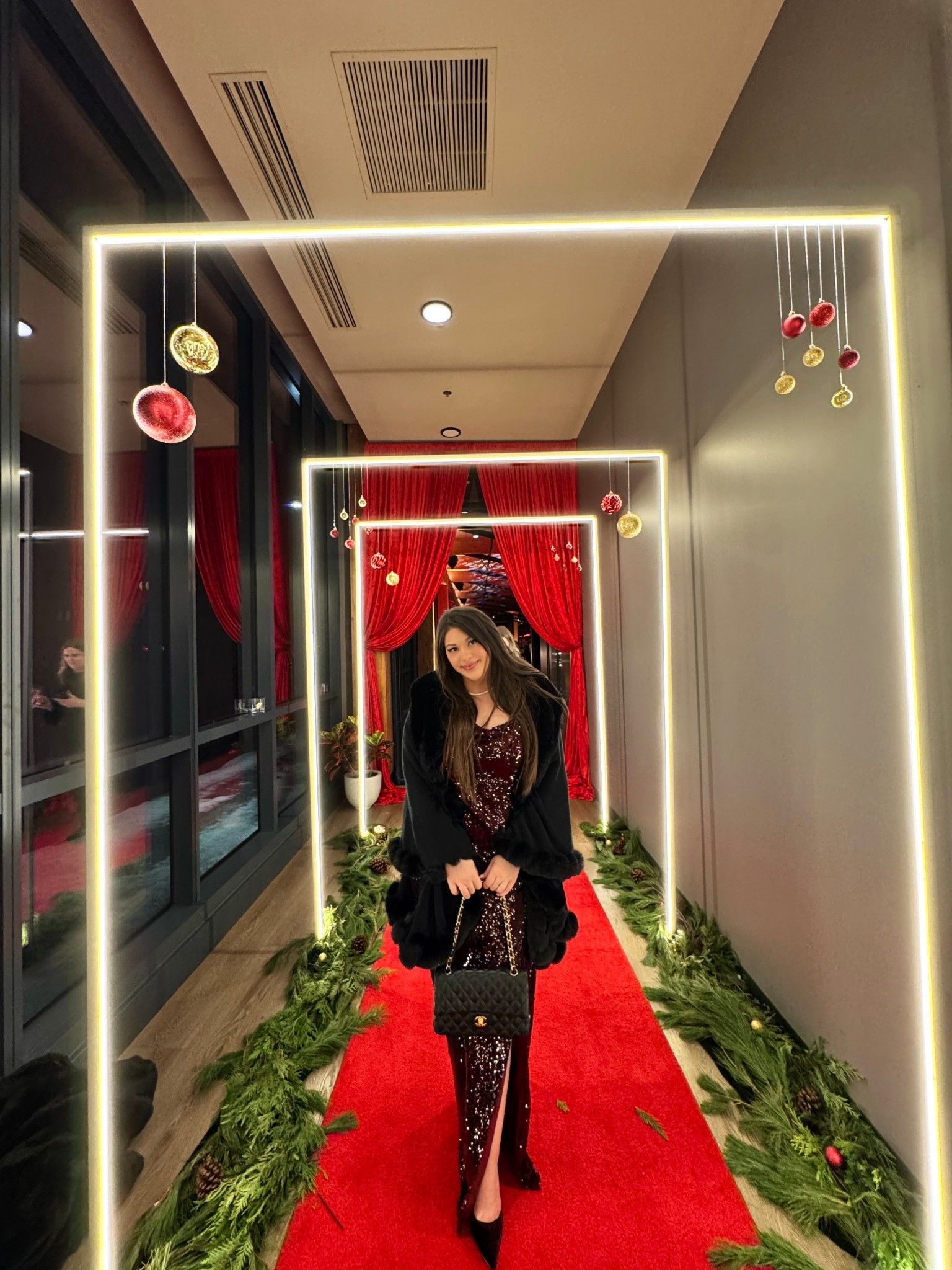 This dress is stunning! 10/10 recommend! And I paired it with my favorite heels that are extremely comfortable + a cute black shawl! 

#LTKHoliday #LTKFindsUnder100 #LTKWedding