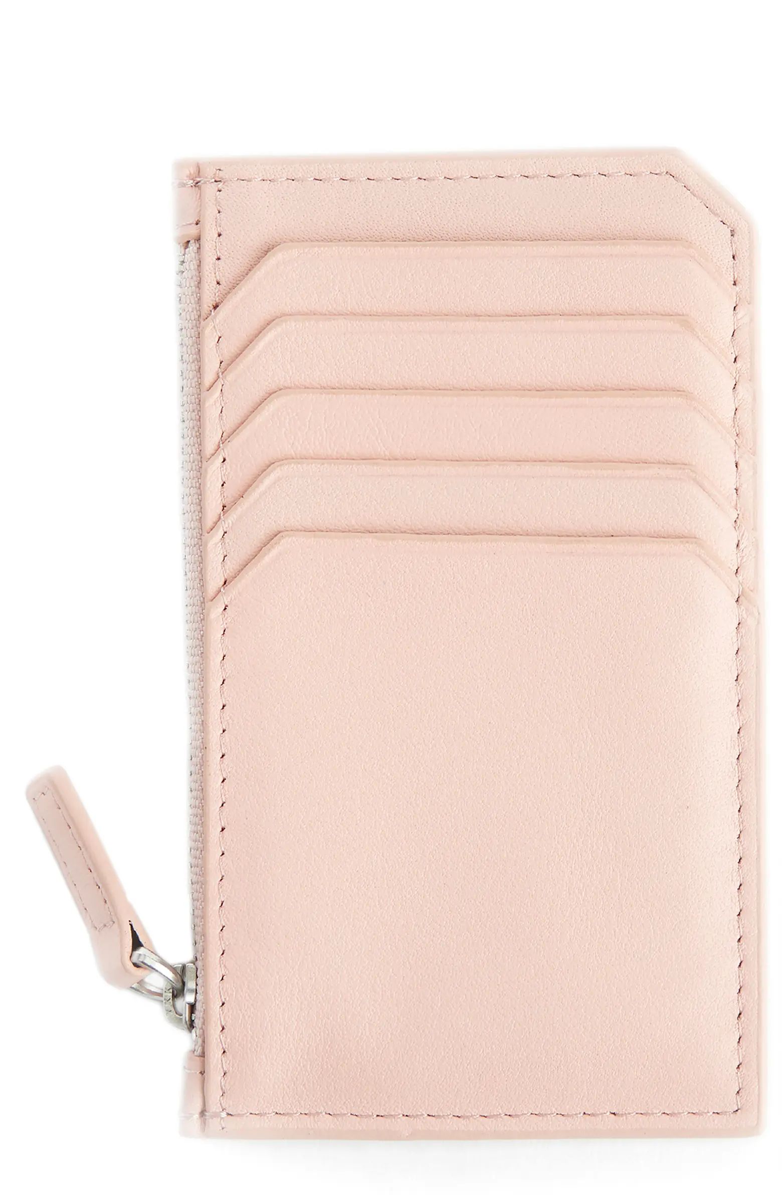 Zip Leather Card Case | Nordstrom