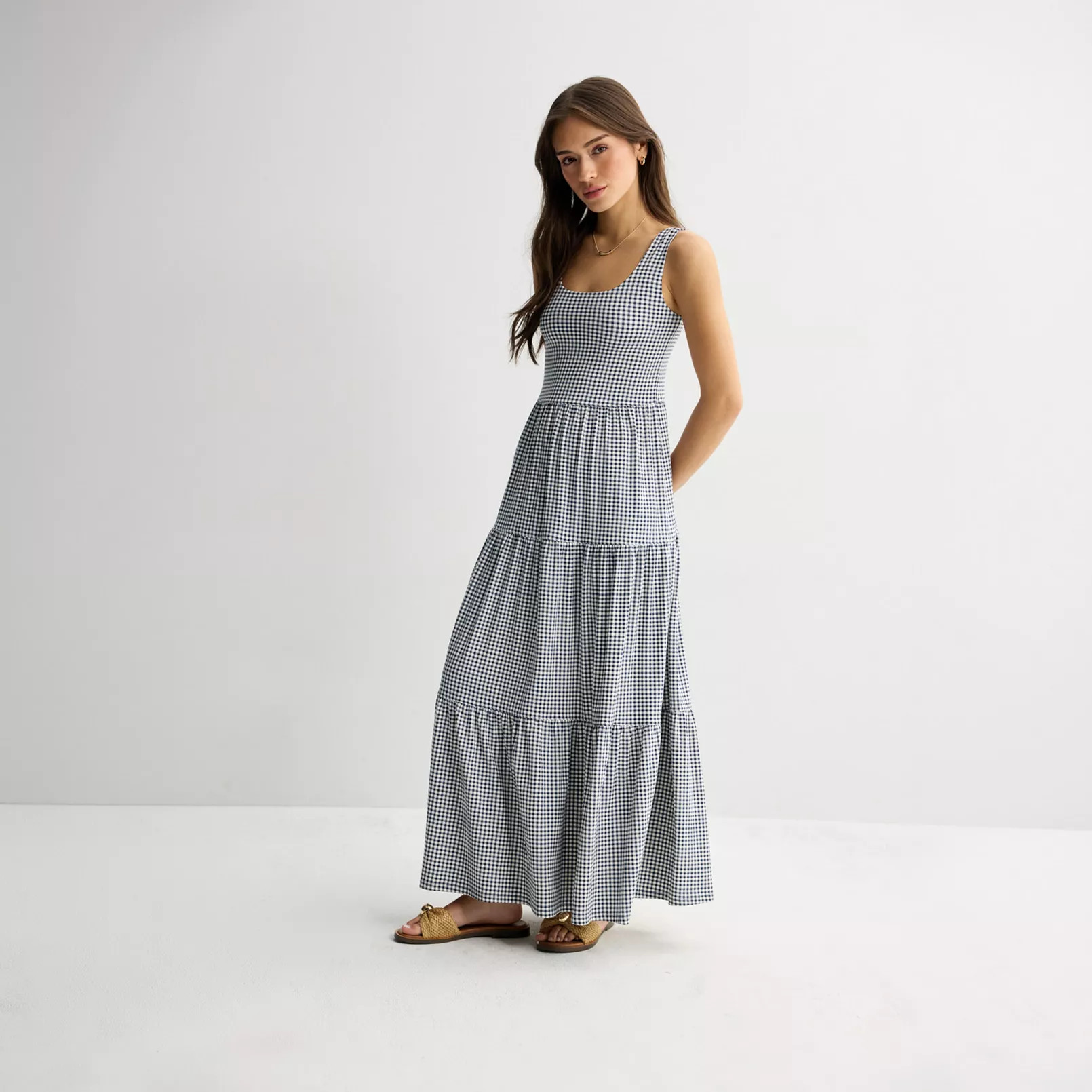 Juniors' SO® Maxi Tiered Knit Dress | Kohl's