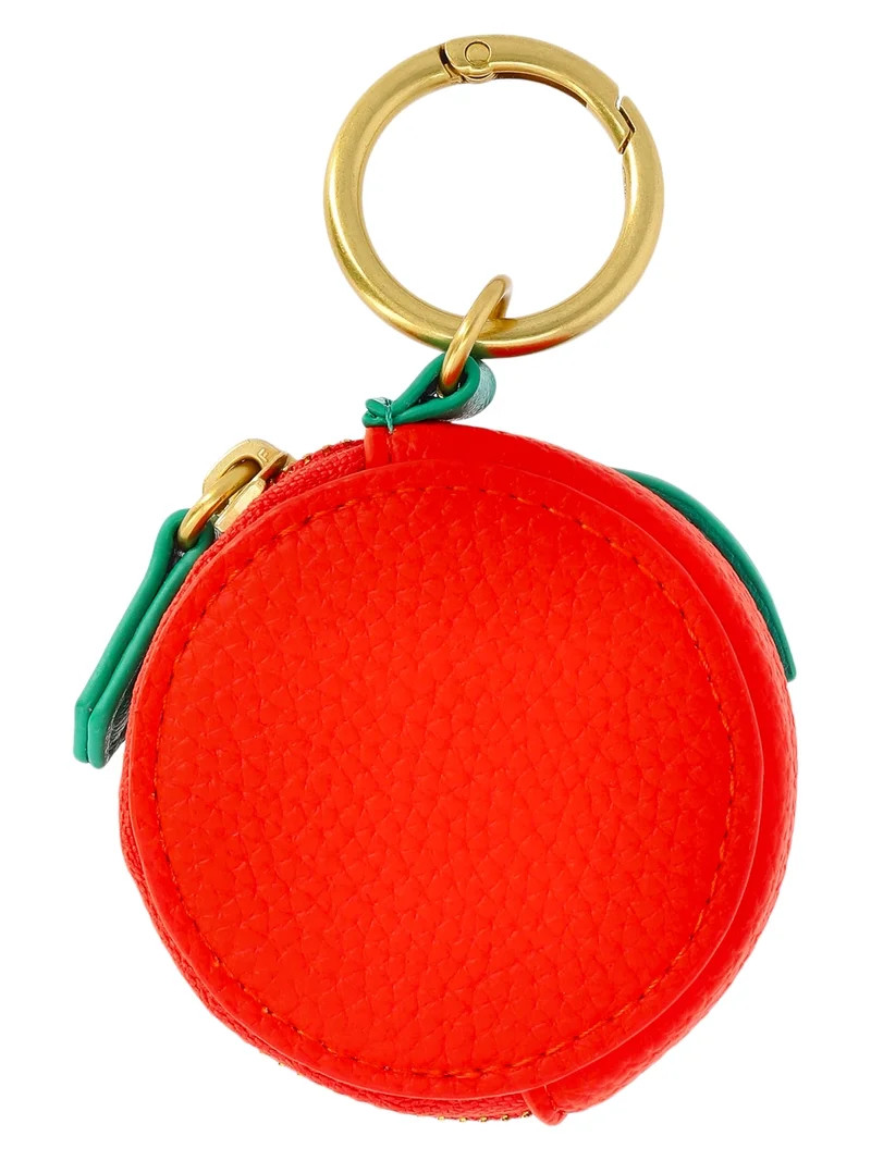 Free Assembly Women's Orange Coin Pouch Handbag Charm | Walmart (US)