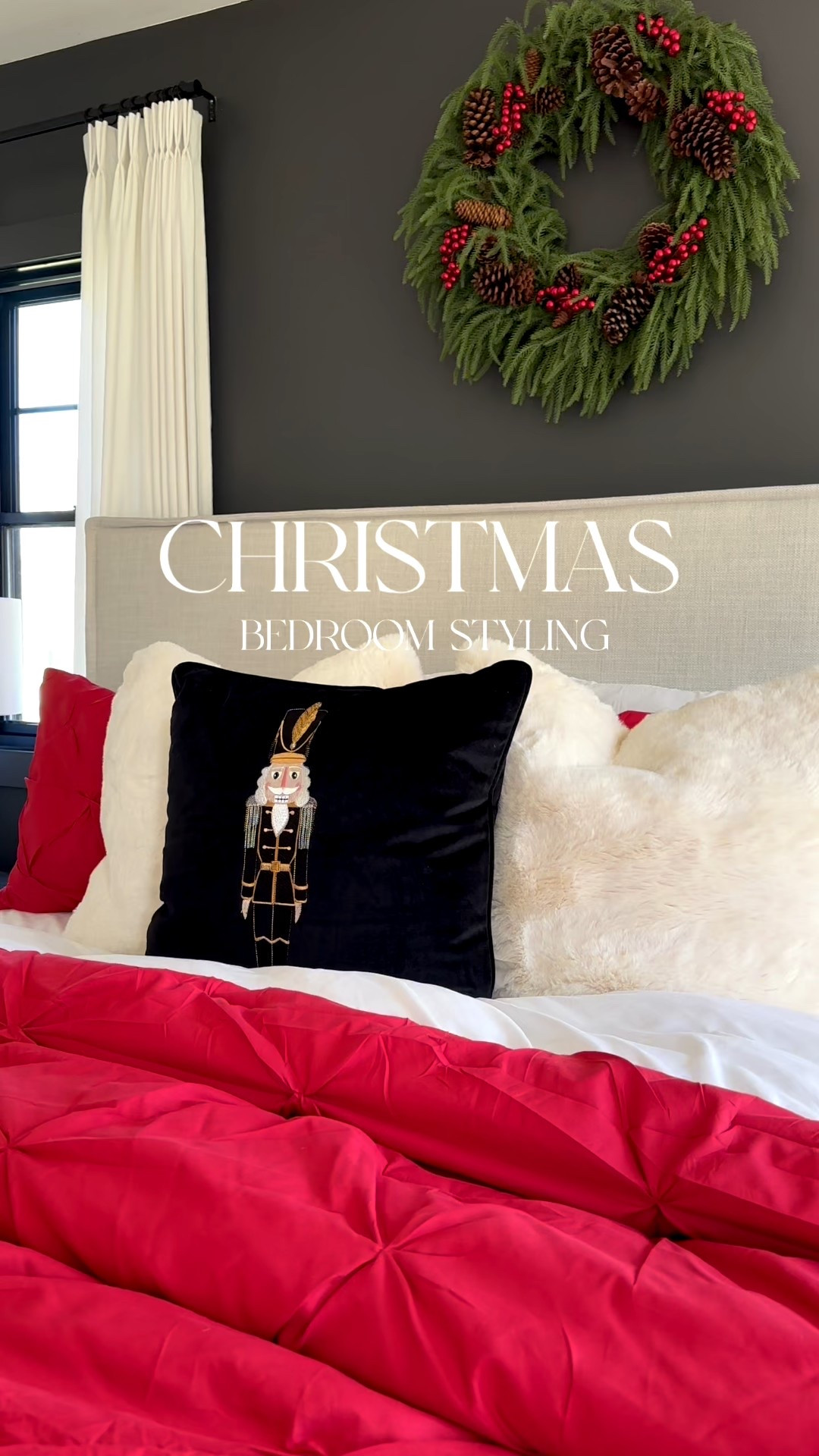 Christmas bedroom 
Festive bedding for the season 

#LTKSeasonal #LTKHoliday #LTKHome