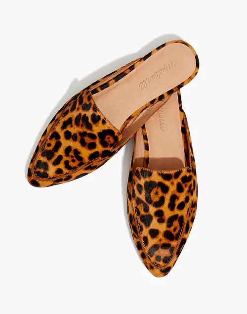 The Frances Skimmer Mule in Leopard Calf Hair | Madewell