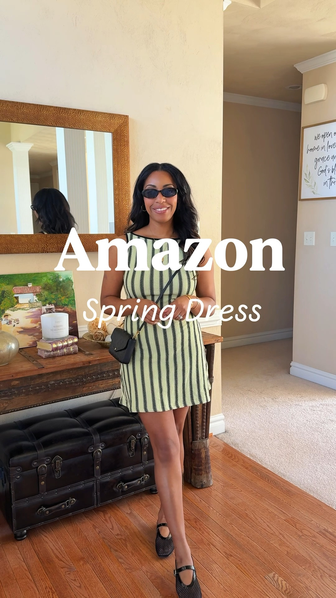 Casual spring dress. 