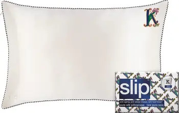 slip Embroidered Pure Silk Queen Pillowcase | Nordstrom | Nordstrom