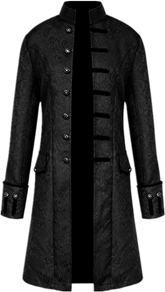 Apocrypha Mens Vintage Tailcoat Jacket Goth Long Steampunk Victorian Frock Coat | Amazon (US)
