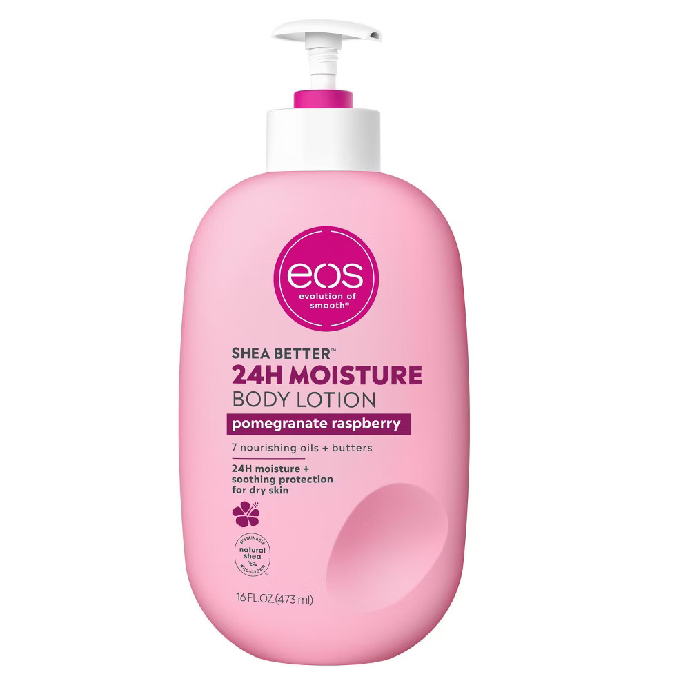 eos Shea Better Moisture Body Lotion - Pomegranate Raspberry - 16 fl oz | Target