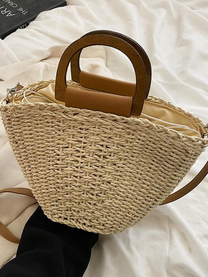 Minimalist Straw Bag | SHEIN